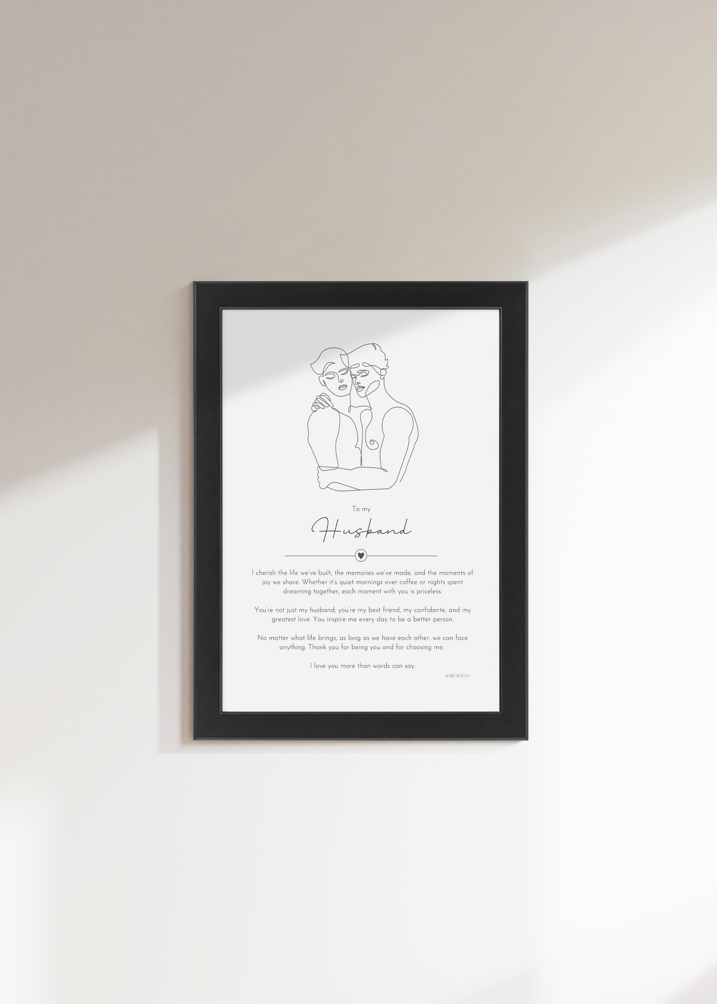 To my Husband — Man + Man