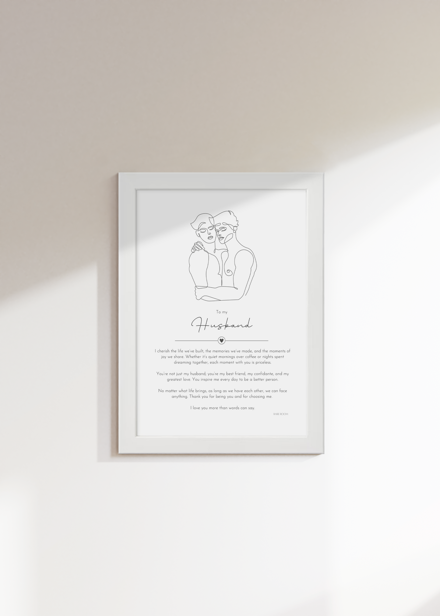 To my Husband — Man + Man